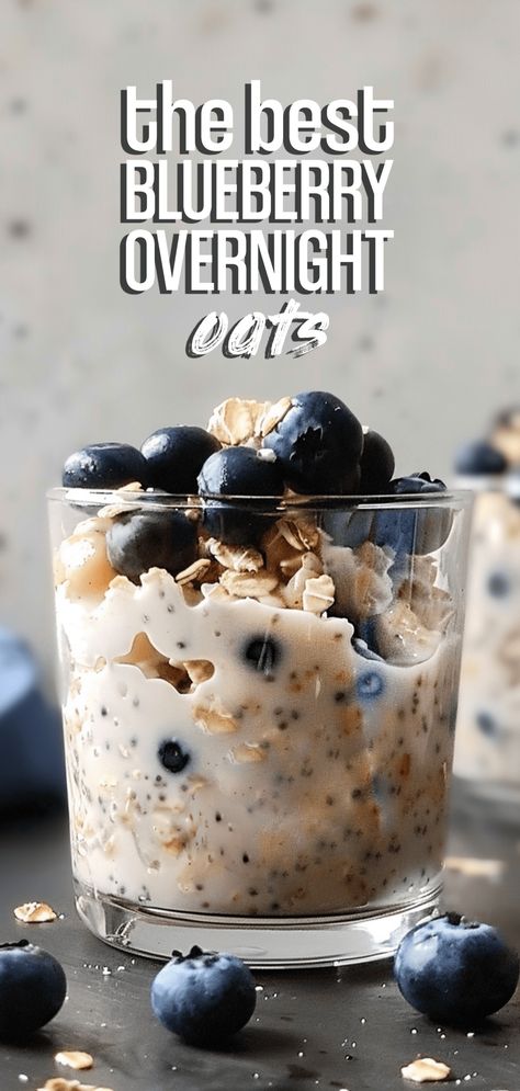 Blueberry Overnight Oats [10 Minutes] – Chasety Quick Nutritious Breakfast, Overnight Oats Recipe Easy, Best Overnight Oats Recipe, Blueberry Overnight Oats, Overnight Oatmeal Recipes, Oat Recipes Healthy, Blueberry Oat, Overnight Oats Recipe Healthy, Overnight Oats Healthy