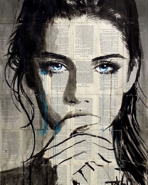 LOUIE JOVER #printbroker #imprenta #streetart #graffiti #print #printer  www.printbroker.co PrintBroker&Co. Louie Jover, Louis Jover, Loui Jover Art, Loui Jover, Arte Grunge, Newspaper Art, Art Therapy Activities, Arte Inspo, Art Drawings Sketches Creative