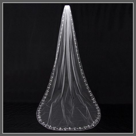 Bridal Veils, Bridal Veil Cathedral, Ivory Bridal Veil, Wedding Veils, Cathedral Length Wedding Veils, Ivory Wedding Veil, Lace Wedding Veil Veils Cathedral, Long Lace Veil, Beaded Bridal Veil, Cathedral Length Wedding Veil, Winter Wedding Accessories, Ivory Bridal Veil, Ivory Wedding Veils, Cathedral Wedding Veil, Long Veil Wedding