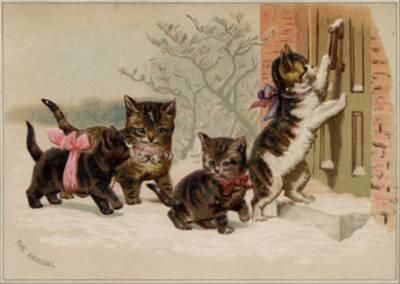 History Posters, Historical Painting, Cats Illustration, The Arrival, Ethereal Art, Art Themes, Cute Wallpaper Backgrounds, Vintage Cat, National Museum