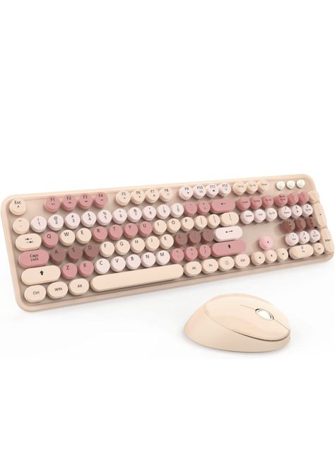 keyboard Pastel Keyboard, Aesthetic Keyboard, Cute Keyboard, Beige Room, Wireless Keyboard And Mouse, Pastel Room Decor, Keyboard Keys, Pastel Room, Notebook Pc