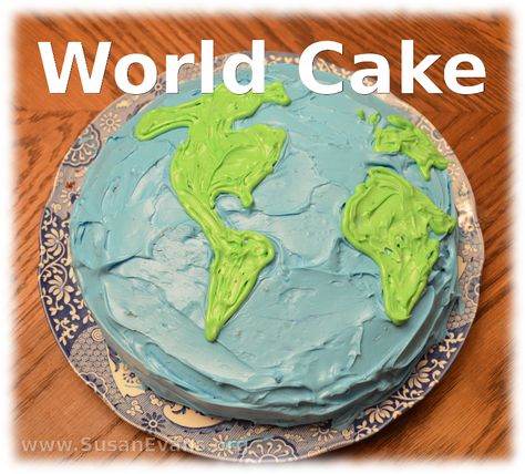 World Cake Ideas, Geography Themes, Map Cake, Globe Cake, World Cake, Earth Cake, Globe Collection, Geography Project, Anna Birthday