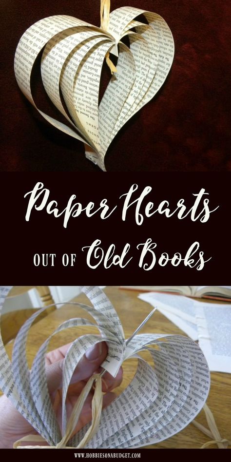 Book Page Hearts, Paper Heart Crafts, Valentines Day Crafts For Adults, Heart Paper Crafts, Book Page Heart, Heart Shaped Sugar Cookies, Crafting Activities, Toddler Valentine Crafts, Book Heart