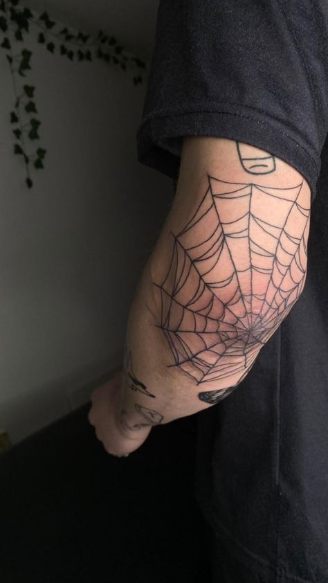 Web Elbow Tattoo, Spider Web Tattoo, Elbow Tattoo, Web Tattoo, Spider Web, Tattoo Ideas, Take A, Tattoos