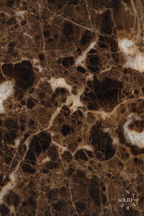 Rich brown and dark brown marble from SolidNature Dark Brown Marble, Dark Marble, Diy Galaxy, Brown Marble, Group 3, Marble Floor, Marble Stones, Marble Pattern, Marble Countertops