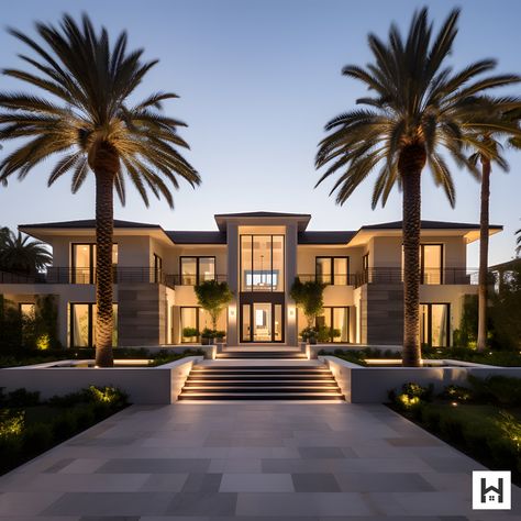 Dave Grohl's House in Los Angeles House Inspo Exterior Modern, Modern House Design Mansion, Best Design House, Dreams House Ideas, House Of My Dream, Best Houses Modern, California Mansions Luxury Houses, Tall Modern House, Modern Mansion Driveway