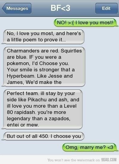 Pokemon love poem Pokemon Poem, Happy Wheels, 1000 Lifehacks, Awkward Texts, Funny Text Fails, Funny Text Conversations, Dream Boyfriend, Sweet Texts, Funny Texts Jokes