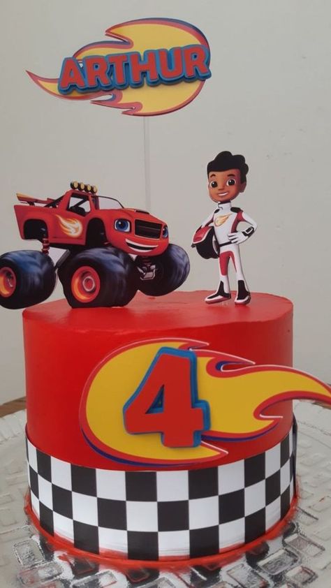 Blaze Truck Cake, Blaze And Aj Cake, Cake Blaze Monster Machine, Blaze The Monster Machine Cake, Blaze And Monster Machine Cake, Monster Car Cake, Blaze And The Monster Machines Birthday Cake, Blaze Monster Machine Cake, Blaze Cake Ideas