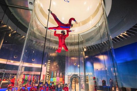 Michigan’s first indoor skydiving complex set to open this month - mlive.com Ifly Indoor Skydiving, Disney Parque, Indoor Skydiving, Miniature Golf Course, Wind Tunnel, Miniature Golf, Paddle Boat, Universal Orlando Resort, Orlando Resorts