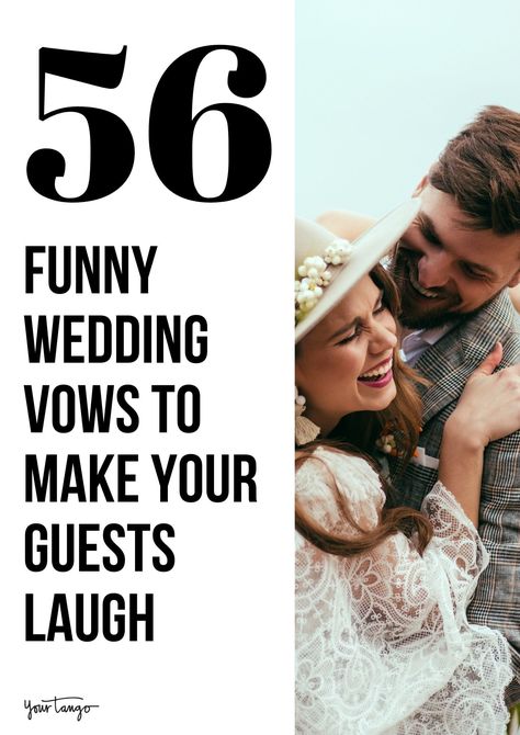 Vows To Wife Funny, Vows To Him Wedding, Cute Wedding Vows To Husband, Wedding Vows Promise, Vow Examples Funny, Funny Wedding Ideas Humor, Wedding Vows To Husband Funny Hilarious, Marriage Vows To Husband Funny, Best Vows To Husband