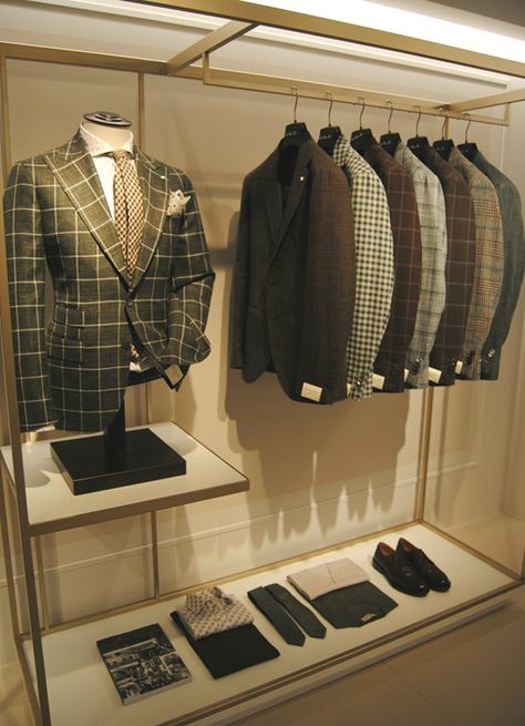 Tailoring Shop Interior Design, Fashion Store Display, Fashion Store Design, Shoe Store Design, Custom Closet Design, Clothing Store Displays, Church Interior Design, Suit Stores, Retail Store Interior Design