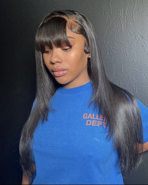 2000s Beauty, Ethiopian Hair, Bangs Style, Cornrow Ponytail, Frontal Wig Hairstyles, Birthday Hairstyles, Birthday Hair, Pretty Braided Hairstyles, Hair Ponytail