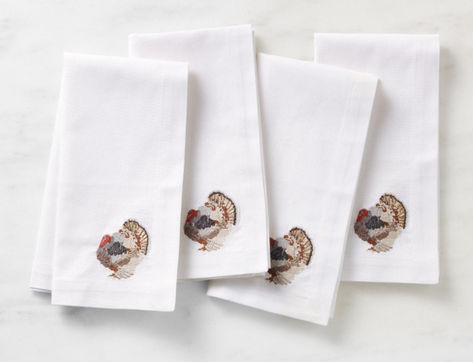 CLICK THE PHOTO TO SHOP || Thanksgiving turkey napkins, holiday tabletop decor, Plymouth Bird embroidery napkins #LTKHoliday #LTKSeasonal #LTKhome Thanksgiving Tabletop Decor, Entertaining Table Settings, Thanksgiving Appetizer, Embroidery Napkins, Plaid Napkins, Thanksgiving Napkins, Embroidered Table Runner, Table Setting Inspiration, Embroidered Napkins