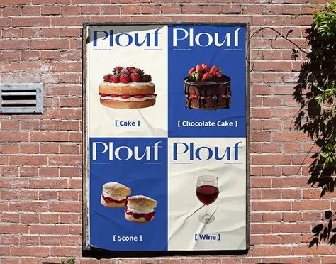 Aesthetic Food Poster Design, Food Branding Poster, Korean Cafe Graphic Design, Korean Food Poster Design, Cafe Promotion Poster, Cafe Poster, Cafe Posters, Fotografi Digital, Bakery Branding