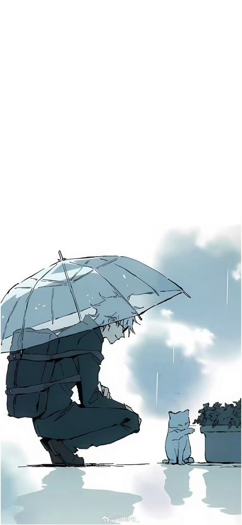 Profilwathsapp Aesthetic, Gojo Satoru Umbrella, Gojo Satoru Phone Wallpaper, Subtle Gojo Wallpaper, Gojo Ipad Wallpaper, Gojo Wallpaper Hd 1080p, Gojo Satoru Wallpaper Aesthetic, Blue Lockscreen, Anime Wall Prints !!