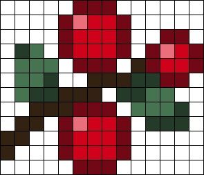 Sweetberry Minecraft Perler Bead Pattern | Bead Sprites | Food Fuse Bead Patterns Minecraft Food Pixel Art, Red Perler Bead Patterns, Minecraft Pearl Beads, Minecraft Kandi Pattern, Minecraft Kandi, Minecraft Items Pixel Art, Minecraft Sprites, Minecraft Perler Bead Patterns, Minecraft Perler Beads