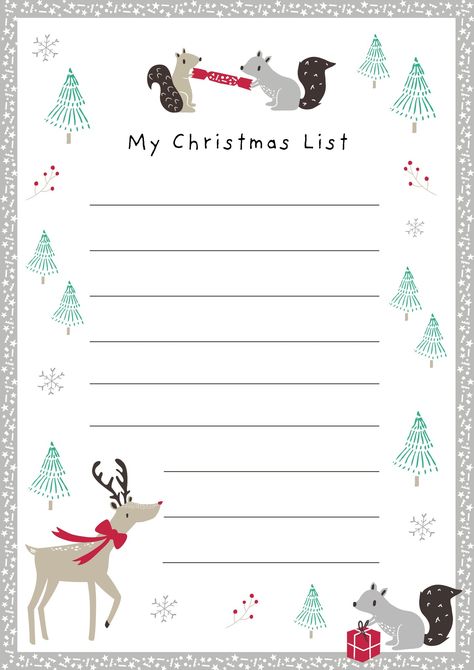 Cute Christmas List, Christmas List Printable, Preppy Christmas List, Christmas List Template, Kids Christmas List, Christmas To Do List, Holiday Templates, Preppy Christmas, Love Anniversary Quotes