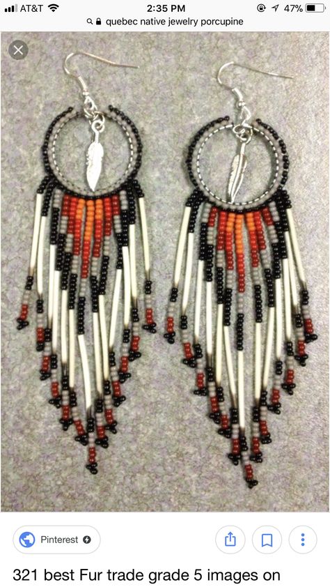 Porcupine Quill Jewelry, Quill Jewelry, Porcupine Quill Earrings, Quill Earrings, Native Woman, Quill Work, Stitch Bracelet, Earrings Bead, Bead Tutorials