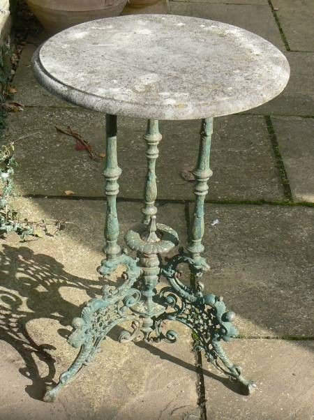 Cast Iron Patio Tables - Foter Iron Garden Furniture, Cast Iron Garden Furniture, Cast Iron Bench, Tattoo Plant, Iron Patio Furniture, Vintage Patio, Beautiful Outdoor Living Spaces, Wrought Iron Table, Iron Bench