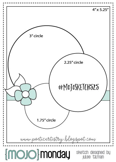 Mojo Monday 525 Mft Card Sketches With Measurements, Hello Word, Card Sketches Templates, Card Making Templates, Honey Bee Stamps, Echo Park, Card Patterns, Christmas Cards To Make, Flower Market