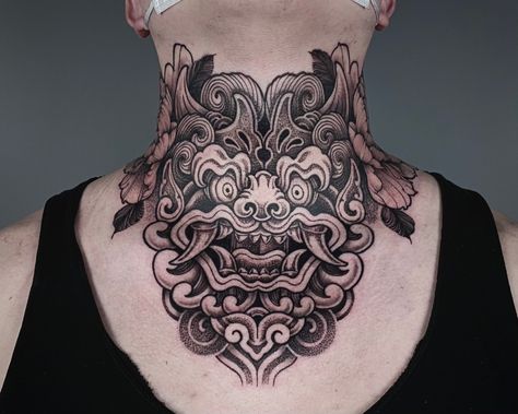 Awesome work from Angixxe🔥 Dokkaebi Tattoo, Neck Tattoo, Thank You So Much, Tatting, Instagram Profile, Tattoos, 10 Things, Quick Saves, Instagram