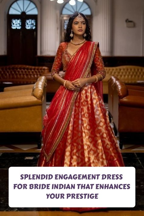 [AffiliateLink] 17 Most Pinned Engagement Dress For Bride Indian Half Saree Tricks To Save This Spring #engagementdressforbrideindianhalfsaree Half Saree For Engagement Bride, Half Saree For Bride, Engagement Half Saree, Half Saree For Engagement, Saree Tricks, Pattu Half Saree Indian Dresses, Saree For Engagement Brides, Indian Half Saree, Engagement Dress For Bride Indian