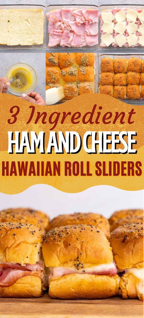 You'll love these little oven-baked ham and cheese sliders recipe made with Havarti cheese, black forest ham on Hawaiian rolls topped with a buttery glaze. A quick and easy appetizer or brunch for your weekend or special occasions. It is a make-ahead recipe that takes just 3 main ingredients. Ham and Cheese Hawaiian | Breakfast Hawaiian| Brunch Recipe|