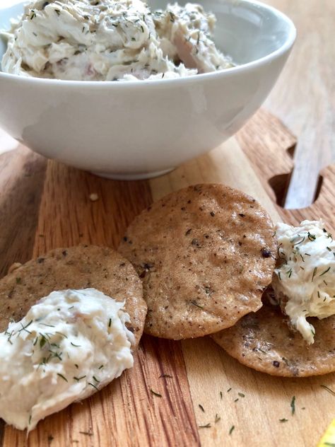 Smoked Herring Dip, Smoked Whitefish Recipes, Smoked White Fish Dip, White Fish Dip, Smoked Whitefish Dip, Whitefish Dip, Football Food Crockpot, Fish Dip Recipe, Fish Dip