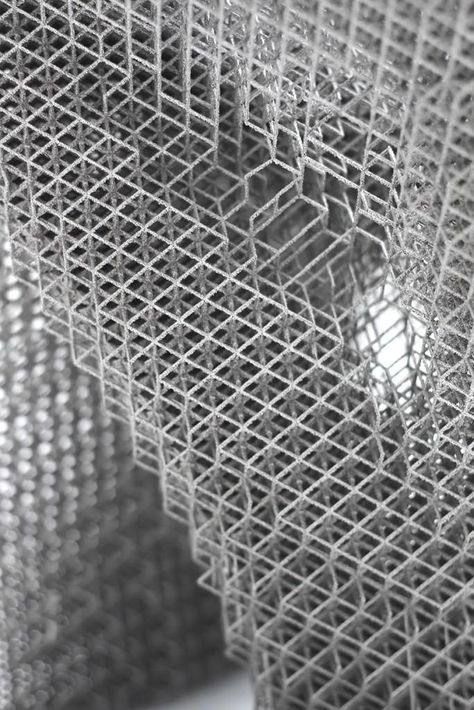 Cellular Level Design in 3D Printed Aluminum Chair from Joris Laarman - 3DPrint.com | The Voice of 3D Printing / Additive Manufacturing Vitra Design Museum, Material Research, Vitra Design, Aluminum Chairs, 3d Printed Metal, Generative Design, Level Design, 3dprinting Design, Cellular Level