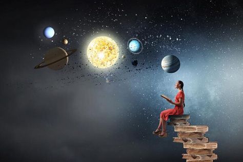 The 4 Main Astrology Forecasting Methods to Tell the Future - askAstrology Blog Celtic Animals, Astrology Houses, Solar Return, Outer Planets, Girl Reading Book, Venus And Mars, Learn Astrology, Lunar Calendar, Pet Signs