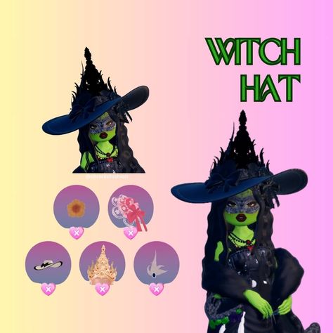 Royale High Character, Need Outfits, Classy Halloween Costumes, Classy Halloween, Witch Dress, Outfit Hacks, Pumpkin Hat, Roblox Ideas, Blonde Hair Inspiration