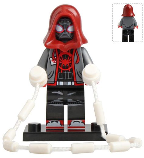 Spider-man Miles Morales Marvel Spiderman Minifigures Mini figure Minifigs Christmas Gift Brick Spiderman Canvas, Lego Spiderman, Art Spiderman, Spider Man Miles, Spider Man Miles Morales, Luxury Motorhomes, Minecraft Anime, Giant Spider, Christmas Iphone