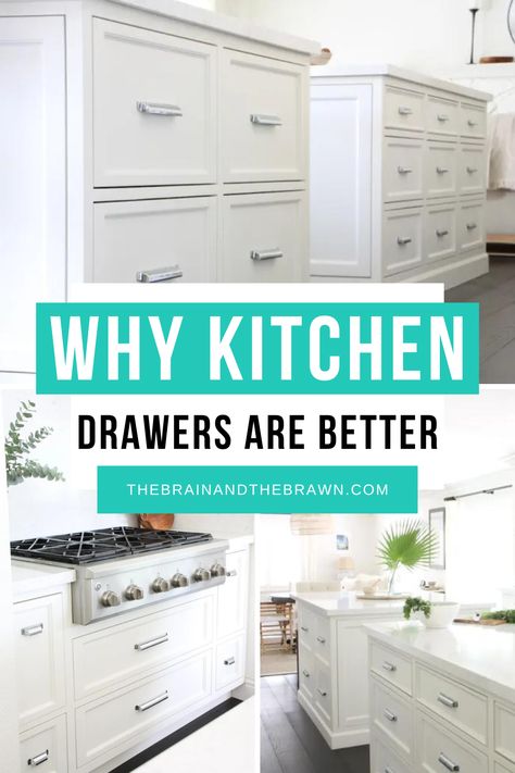 Best Kitchen Designs Storage Cabinets, How To Install New Kitchen Cabinets, Kitchen Design Drawers Only, Add A Drawer To A Cabinet, Drawers Only Kitchen, All Drawers In Kitchen, Kitchen Lower Cabinet Drawers, Kitchen Cabinets Or Drawers, Cabinets With Drawers Kitchen