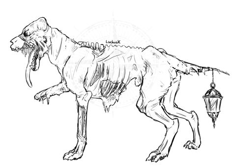 Zombie Dog, Cute Zombie, Dog Drawing, Simple Art, Easy Drawings, Zombie, Line Art, Art Reference, Moose Art