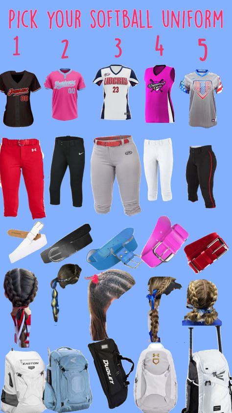 Softball Uniforms, Uniform Ideas, Softball, My Style