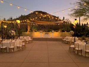 Tiered Patio, Desert Botanical Garden, Botanical Gardens Wedding, Garden Weddings, Desert Sunset, Under The Stars, Botanical Garden, Event Space, The Desert