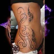 Idea for side - back or stomach Body Women Tattoo, Side Stomach Tattoos, Tummy Tattoo, Stomach Tattoos Women, Stomach Tattoo, Tattoos To Cover Scars, Henna Tattoo Designs Hand, Spine Tattoos For Women, Stomach Tattoos