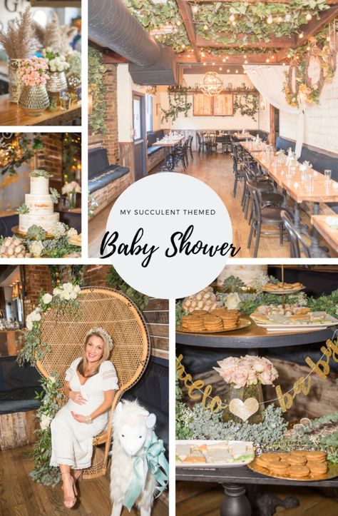 Baby Shower Neutral, Theme Garden, Garden Baby Showers, Green Baby Shower, Baby Shower Inspiration, Baby Shower Flowers, Modern Mom, Boho Baby Shower, Neutral Baby Shower