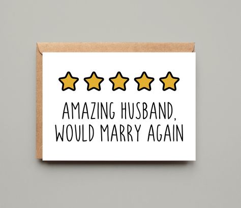 Excited to share this item from my #etsy shop: Husband Anniversary Card, Husband Card, Anniversary Card For Husband, Gifts for Him, Gifts for Men, Funny Anniversary Card, Funny Cards #anniversary #anniversarycard #forhusband #giftsformen #anniversarygifts #funnycards #funny Husband Anniversary Card, Anniversary Card For Husband, Anniversary Cards For Boyfriend, Boyfriend Card, Card Boyfriend, Cards Anniversary, Anniversary Cards For Wife, Punny Cards, Anniversary Cards Handmade