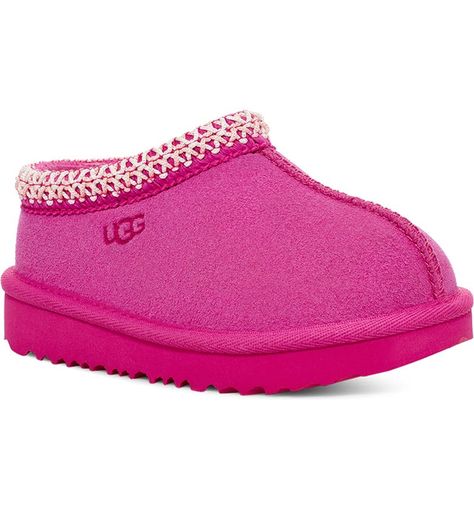 Colorful Uggs, Pink Ugg Slippers, Cute Uggs, Pretty Sneakers, Pink Uggs, Rock Rose, Cute Christmas Outfits, Ugg Tasman Slippers, Preppy Shoes