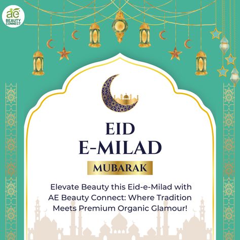 Celebrating the beauty of unity and tradition this Id-e-Milad! 🤝✨ 🎉 This Id-e-Milad, let's adorn ourselves with grace and sophistication, just like our top-notch beauty solutions. AE Beauty Connect wishes you all a joyous celebration filled with beauty and blessings! 🎊🌹 #IdEMiladCelebration #BeautyElegance #PremiumSalonProducts #OrganicGlow #AEBeautyConnect #TraditionInLuxury #GlamourUnveiled #RadiantIdEMilad #HerbalBeautyBlessings #SalonLuxury Milad Mubarak, Eid E Milad, Joyous Celebration, Natural Health Care, Wellness Wednesday, Holistic Living, Pure Beauty, Radiant Skin, Organic Skin Care