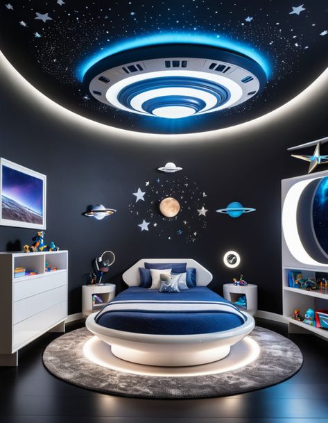 54 Creative Boy Bedroom Ideas To Transform Any Space Futuristic Bedroom Design, Brown Bedroom Ideas, Brown Accent Wall, Boy Bedroom Ideas, Futuristic Bedroom, Brown Bedroom Decor, Brown Headboard, Brown Furniture Bedroom, Silver Desk