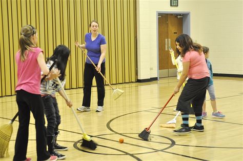 Broom Hockey and ice cream party activity day girl idea. they earn topping for each article of faith they have memorized. Yw Activity Ideas, Lds Yw Activities, Mutual Activities, Primary Activity, Youth Group Activities, Lds Yw, Activity Day Girls, Yw Activities, Women Activities