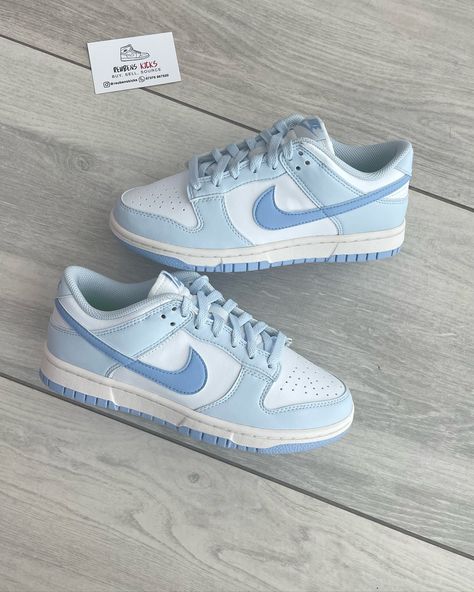 The Blue Tint Next Nature Dunks Now Instock in All Sizes 🦋 - Guaranteed 100% Authentic - Ships Within 3 Days Get Yours Now Via Link in Bio 🛍️ www.reubenskicks.com 🌐 Nike Air Force 1 Blue And White, Blue Nike Shoes Outfit, Nike Dunks Low Blue, Light Blue Sneakers Outfit, Next Nature Dunks, Light Blue Dunks, Shoes To Get, Cute Dunks, Cute Blue Shoes