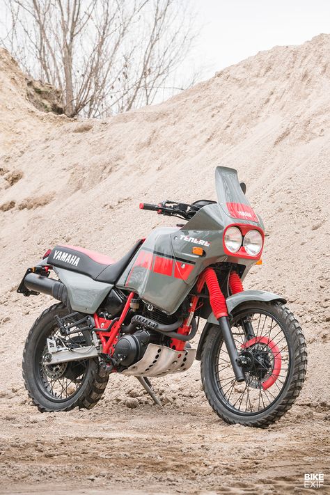 New from Italy's North East Custom: a third-generation Yamaha XT600Z (3AJ) restomod. Honda Gb350, Honda Cb Series, Motorcycle Adventure Travel, Yamaha Xt 600, Adventure Bike Motorcycles, Enduro Vintage, Yamaha Cafe Racer, Enduro Motorcycle, Concept Motorcycles