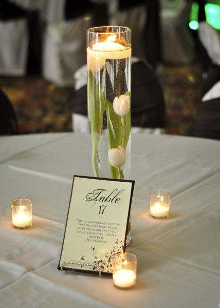 Submerged flowers and floating candle. Love it! Candle Light Dinner Ideas, Candlelight Centerpieces, Submerged Flowers, Romantic Candle Dinner, Floating Candle Centerpieces, Fun Wedding Decor, Tulip Wedding, Future Planning, Candle Centerpiece