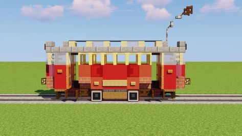 Minecraft train car Car Minecraft, Minecraft Train, Minecraft Car, Minecraft Create, Minecraft City Buildings, Rumah Minecraft Sederhana, Minecraft House Plans, Bangunan Minecraft, Minecraft Farm