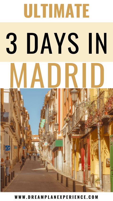 Madrid To Do, Madrid Must See, Madrid Itinerary, Day Trip Ideas, Visit Madrid, Madrid Travel, Cities To Visit, Itinerary Planning, Europe Travel Guide