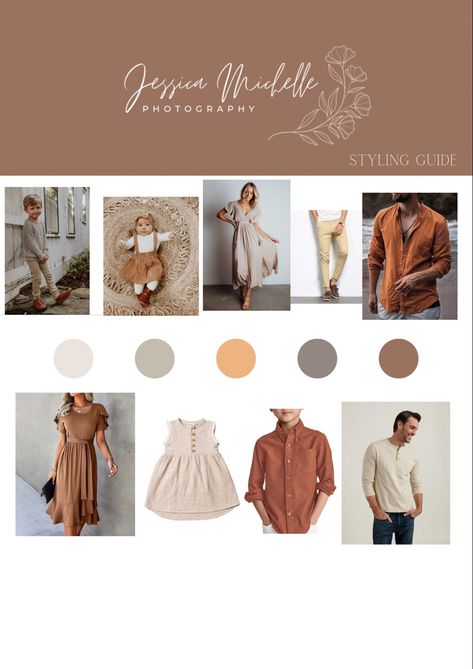 Burnt Orange Family Pictures Outfits, Neutral Color Outfits, Fall Neutrals, Family Photoshoot Outfits, Styling Guide, Family Coloring, Orange Outfit, Family Picture Outfits, Fall Photoshoot