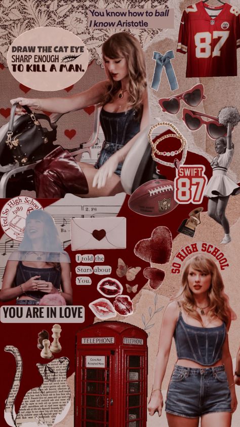 first 2024 chiefs game!❤️ #taylorswift #tayvis #traviskelce #taylorandtravis #maroon #red #sohighschool #youareinlove #love #chiefs #wallpaper #fyp #foryou #music #cute 🫶 Chiefs Game Aesthetic, Taylor Swift Chiefs, Taylor Swift Chiefs Game, Chiefs Aesthetic, Taylor Swift Repuation, Taylor Kelce, Maroon Wallpaper, Preppy Aesthetic Wallpaper, Chiefs Wallpaper